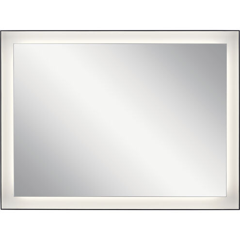 Ryame 31.5 X 23.5 inch Matte Black Wall Mirror