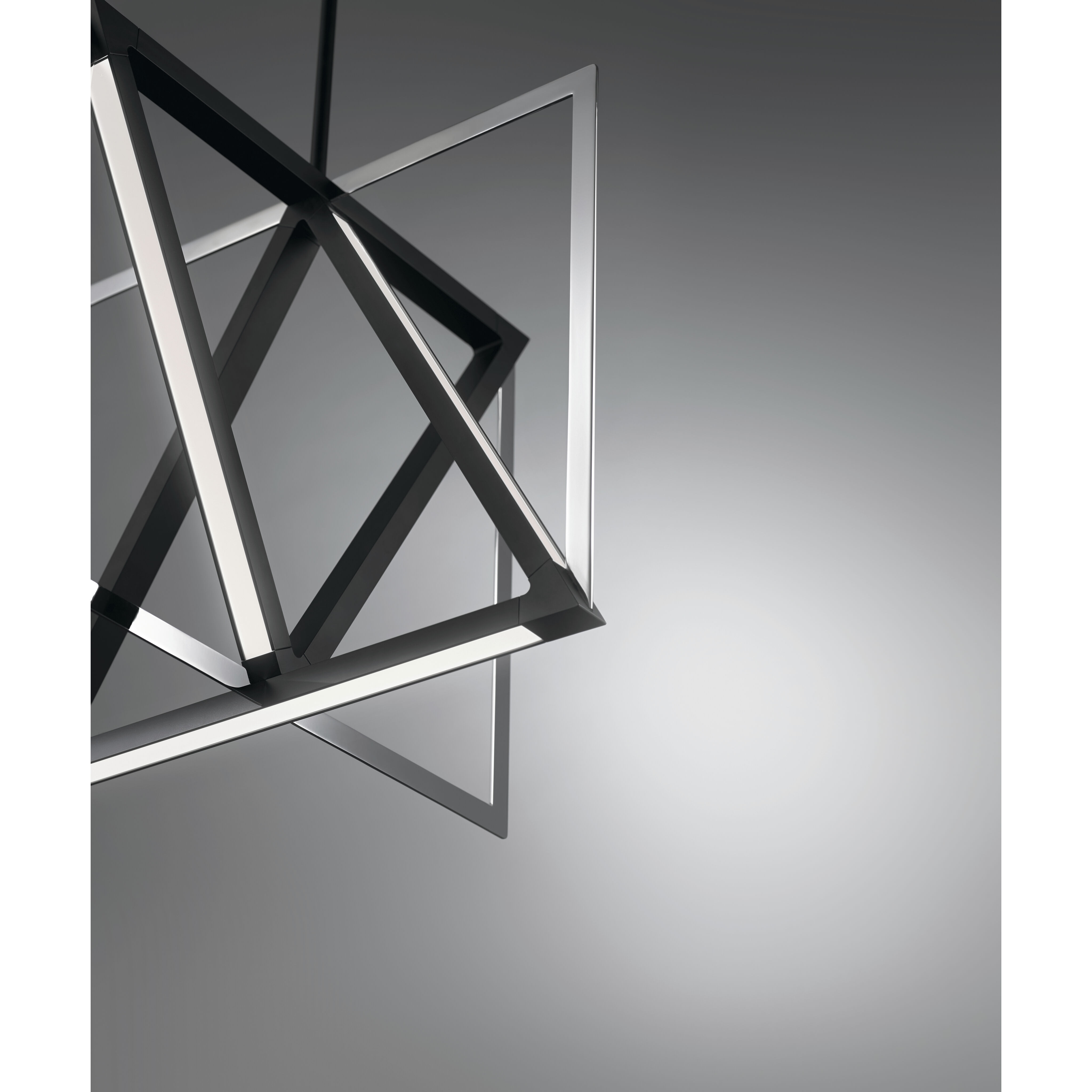 Axis LED 20.5 inch Matte Black Pendant Ceiling Light