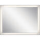 Ryame 32 X 24 inch Matte Silver Wall Mirror