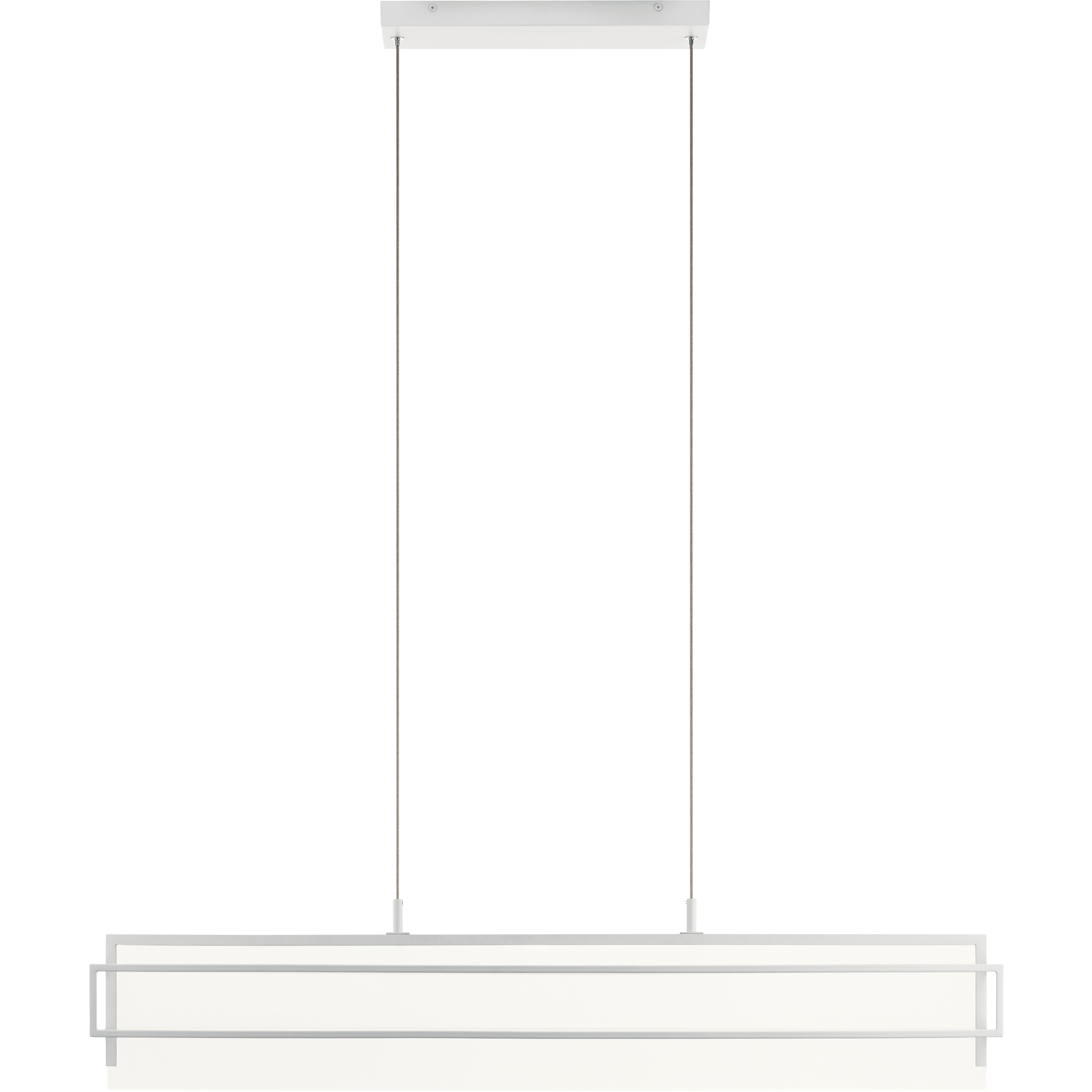 Vega LED 8 inch Matte Black Chandelier Ceiling Light in Black, Linear (Single) 