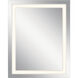 Ohio 30 X 24 inch Unfinished Wall Mirror, Backlight