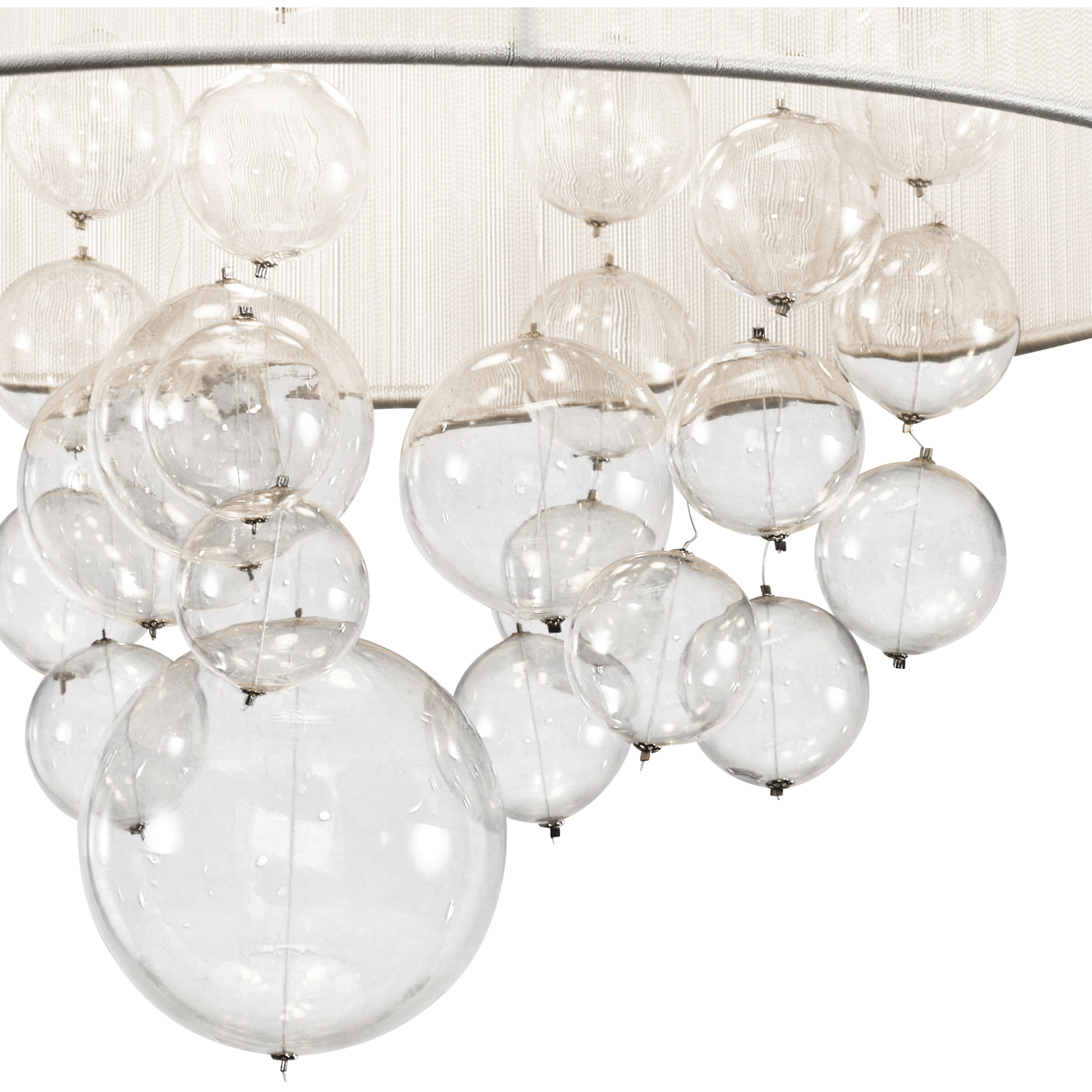 Elan 83227 Imbuia 3 Light 16 inch Chrome Semi Flush Mount Ceiling Light