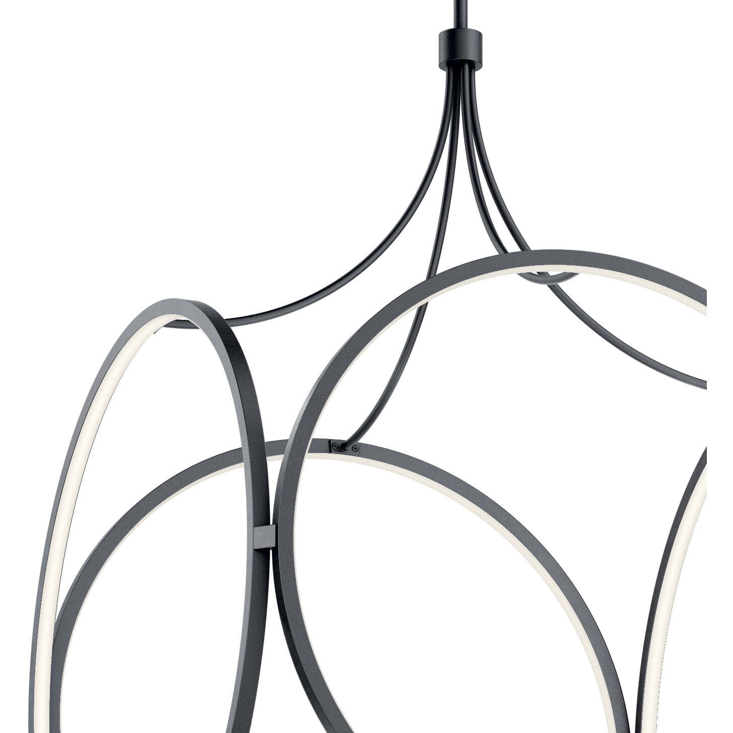 CIRI LED 24 inch Matte Black Pendant Ceiling Light