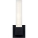 Neltev LED 5 inch Matte Black ADA Wall Sconce Wall Light