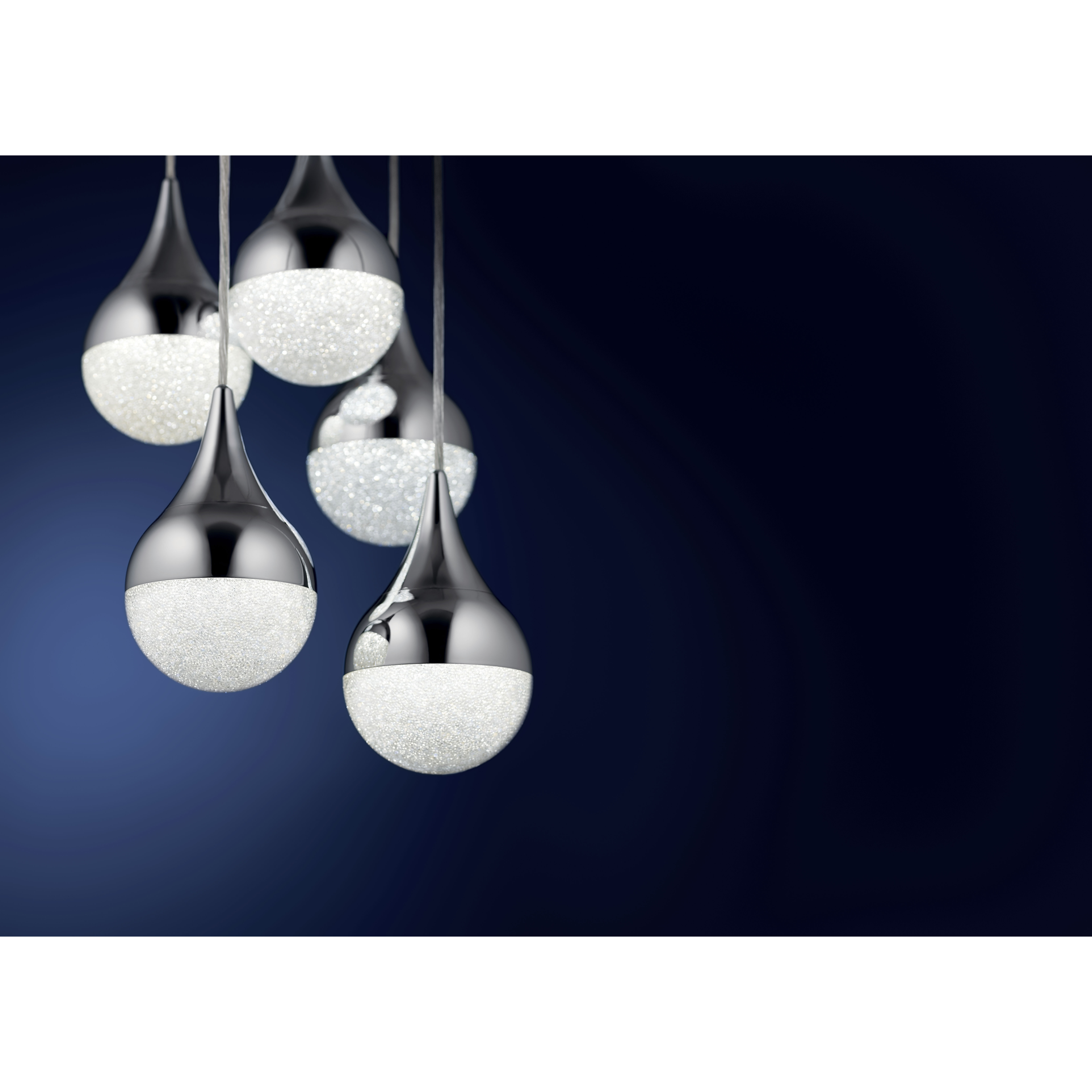 Kiss LED Pendant in Chrome 83948