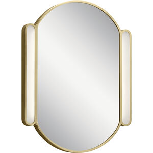 Sorno 30 X 23 inch Champagne Gold Wall Mirror