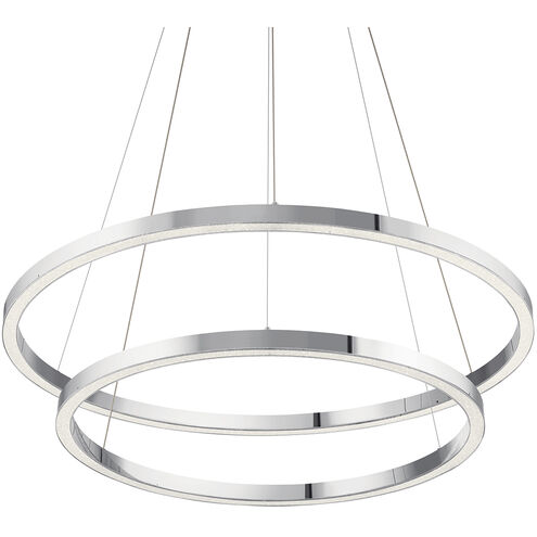 Opus LED 36 inch Chrome Chandelier Ceiling Light