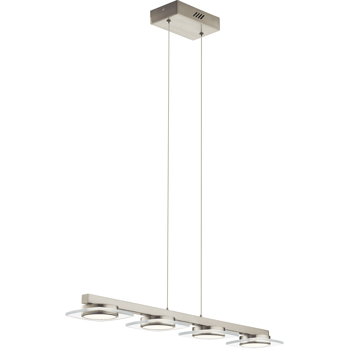 Elan 83945 Azenda LED 6 inch Brushed Nickel Chandelier
