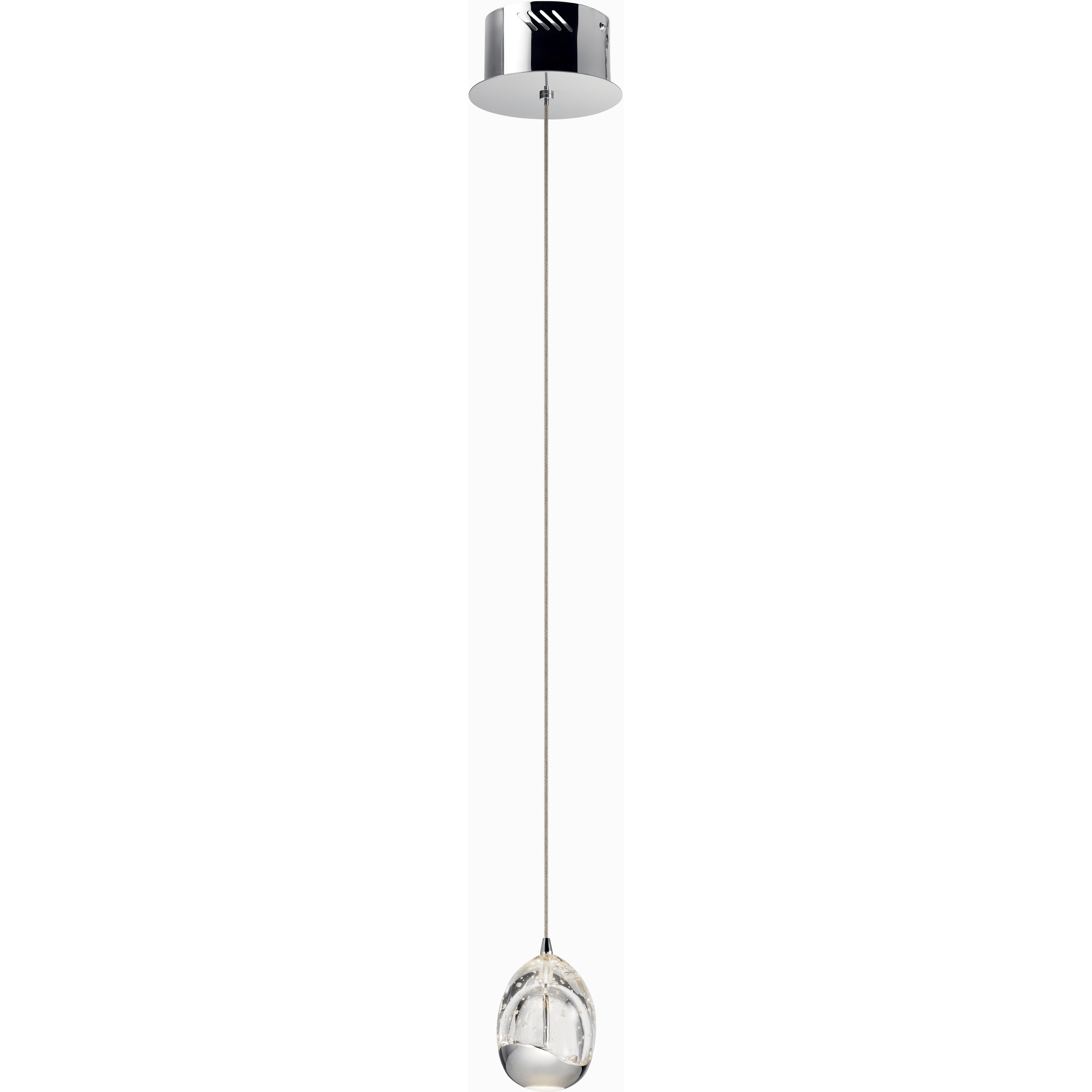 Elan 83378 Lavinia LED 3.5 inch Chrome Mini Pendant Ceiling Light