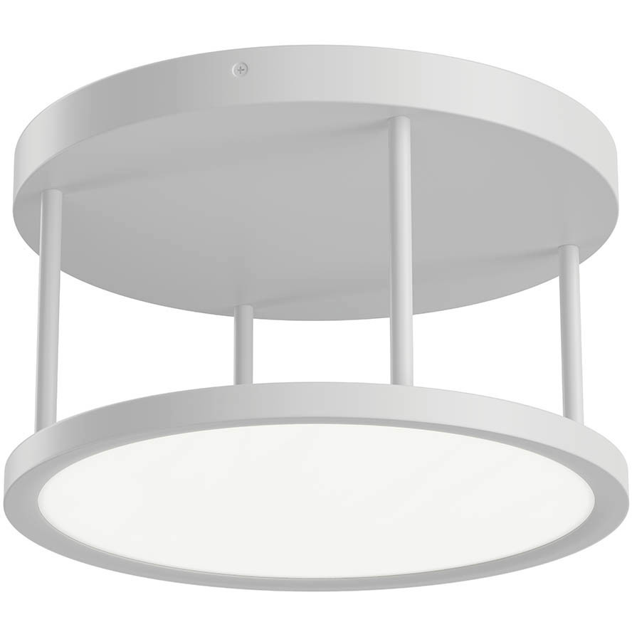 Lavi LED White Semi Flush Light Ceiling Light