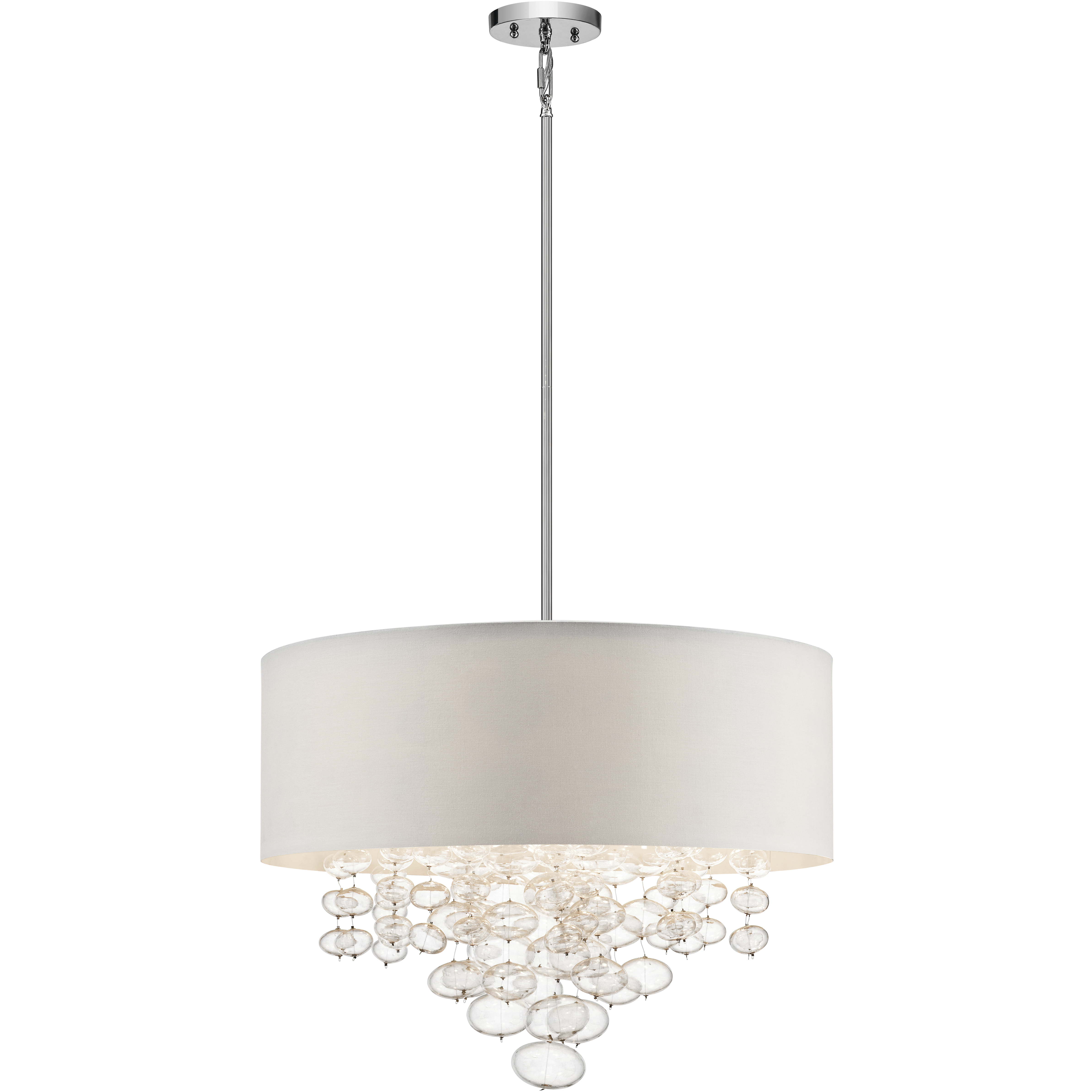 Piatt 5 Light 24 inch Chrome Pendant Ceiling Light