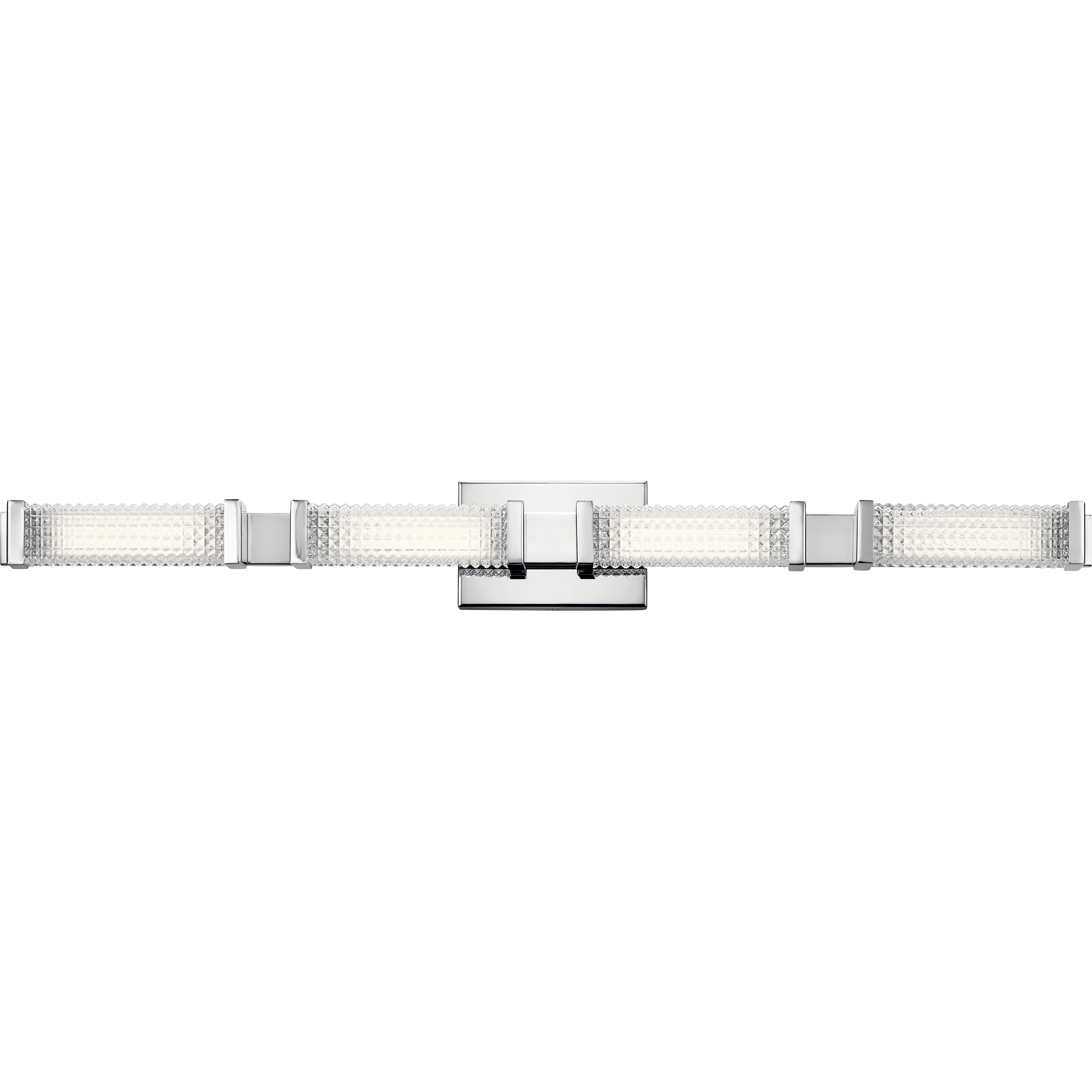 Ammiras LED 40.5 inch Chrome Bathroom Vanity Light Wall Light, 4 Arm