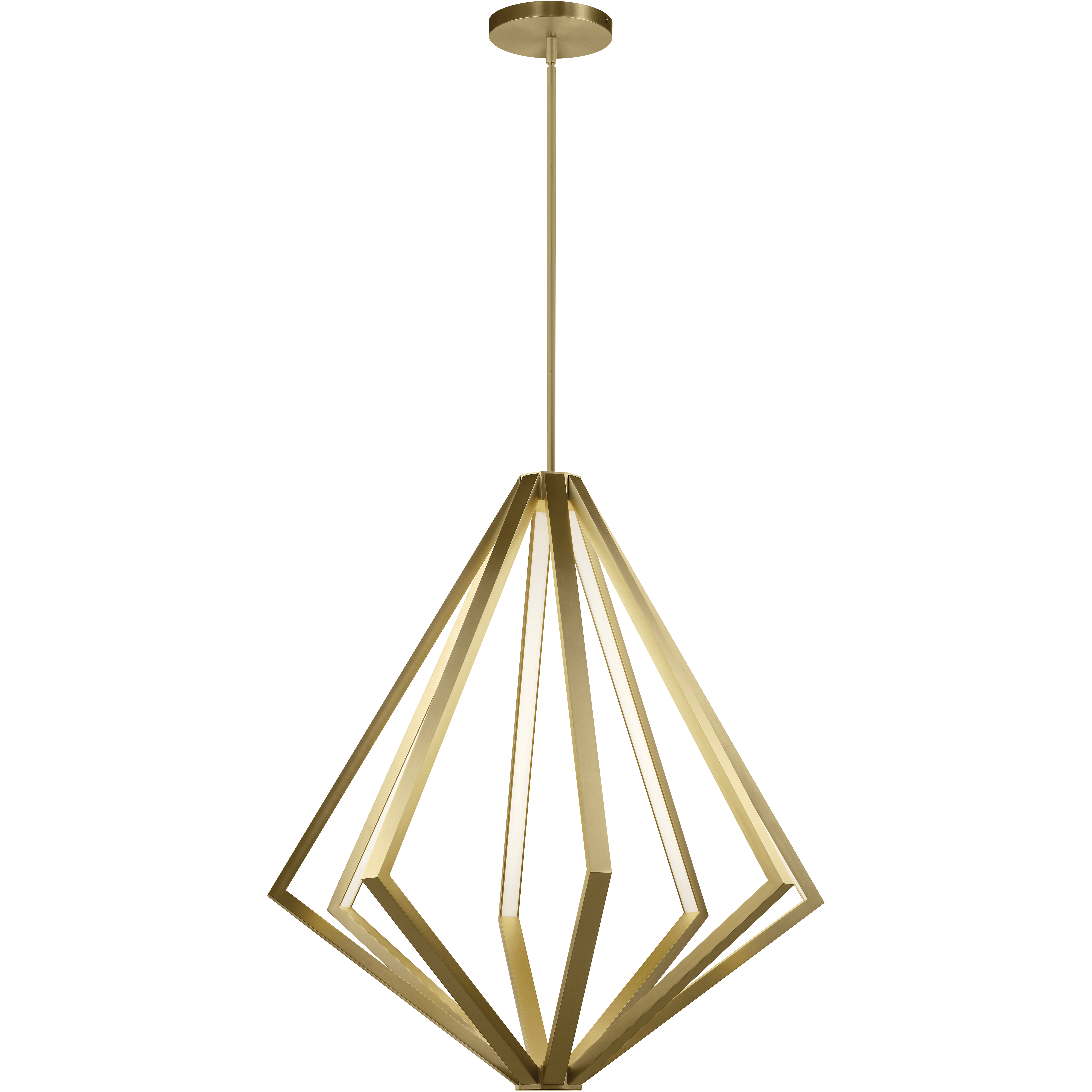 Elan 84200 Everest LED 32 inch Champagne Gold Chandelier